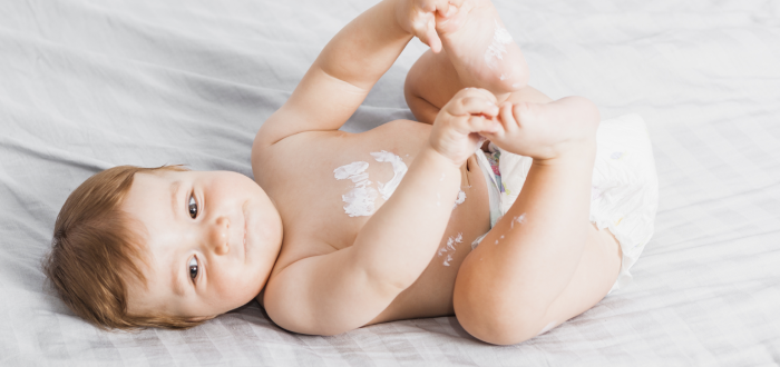 higiene del bebé en el cambio del pañal